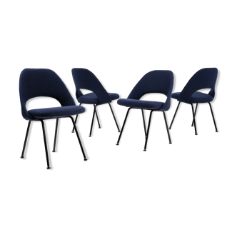 4 chairs "conference" by Eero Saarinen knoll international 1960's