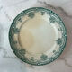 Set of 6 flat plates, ironstone Narcisses Onnaing.