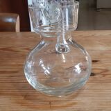 Crystal carafe and night glass