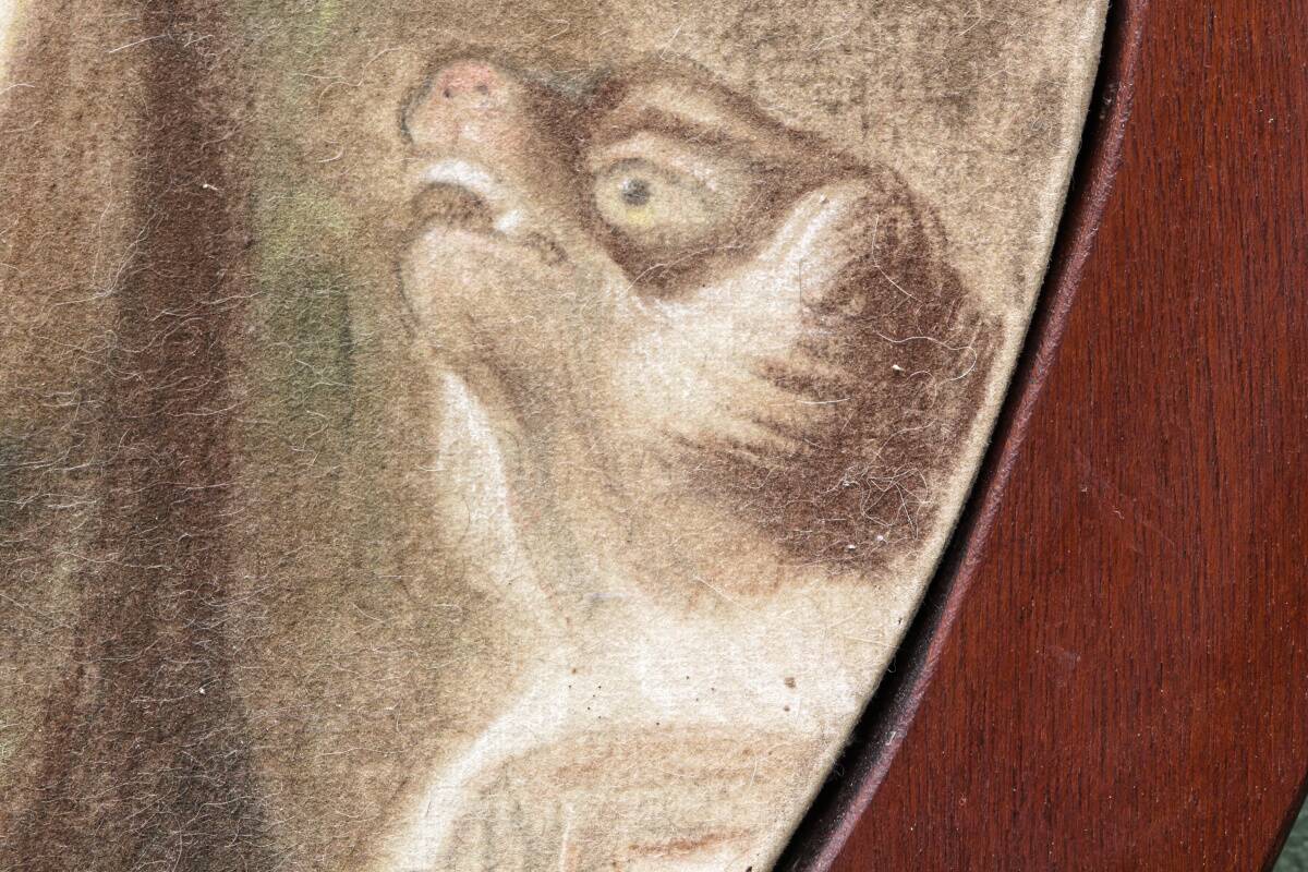Portrait on canvas, late 18th century, Unknown Princess after Pierre Gobert.