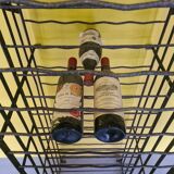 French metal wine vault from Rigidex, from the mid 1900s