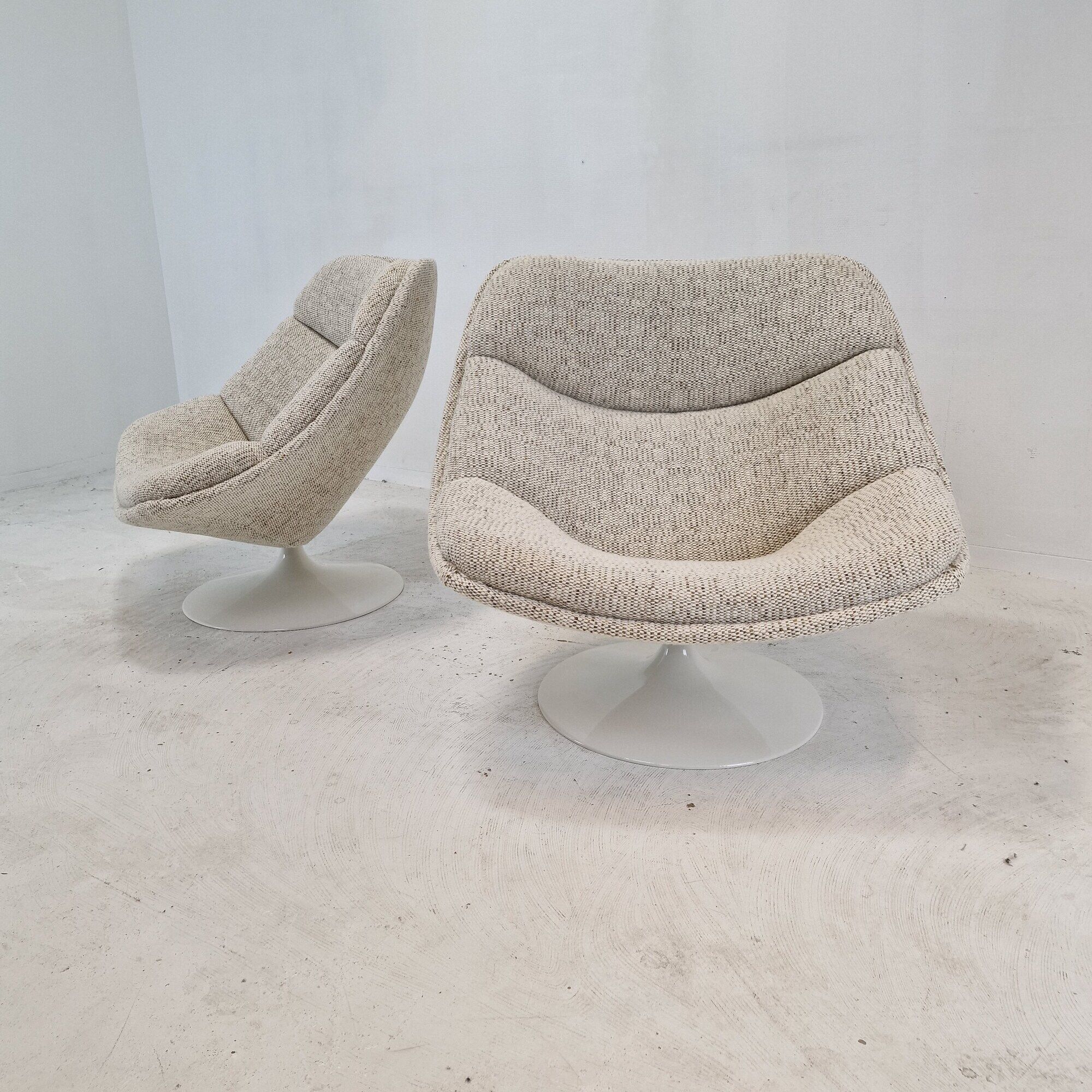 F557 armchairs by Pierre Paulin for Artifort, 1960s