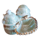 Set sel poivre moutarde cuillère ancien