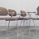 Set of four golf dining chairs designed by Franceso Zaccone, Germany, 1970s