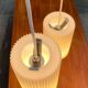 Modern mid-century German plastic suspension by Erco.