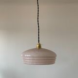 Pink Clichy glass pendant lamp
