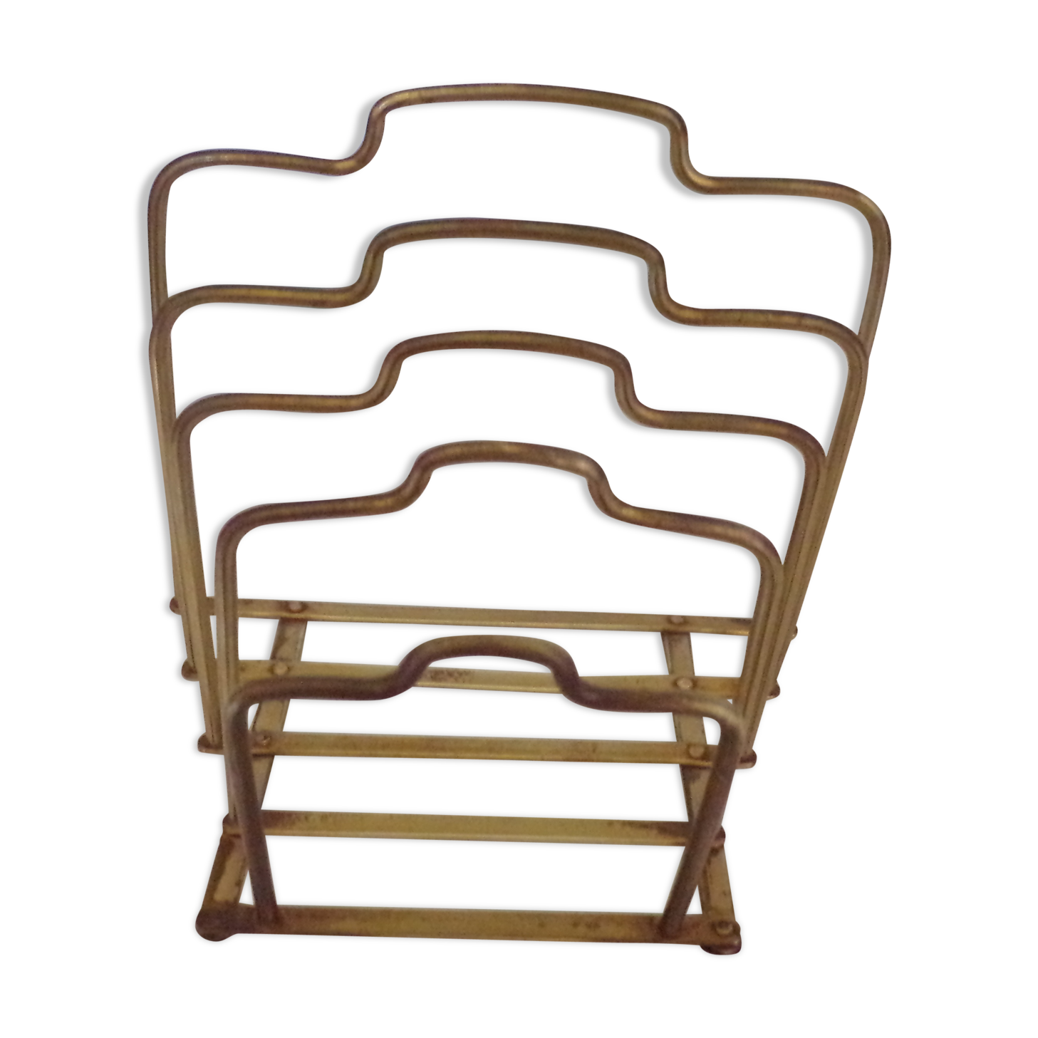 Former letter brass door