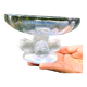 Lalique France. superb empty pocket cup on bird stand