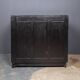 Antique 20thc italian ebonised chest of drawers with display top c.1930