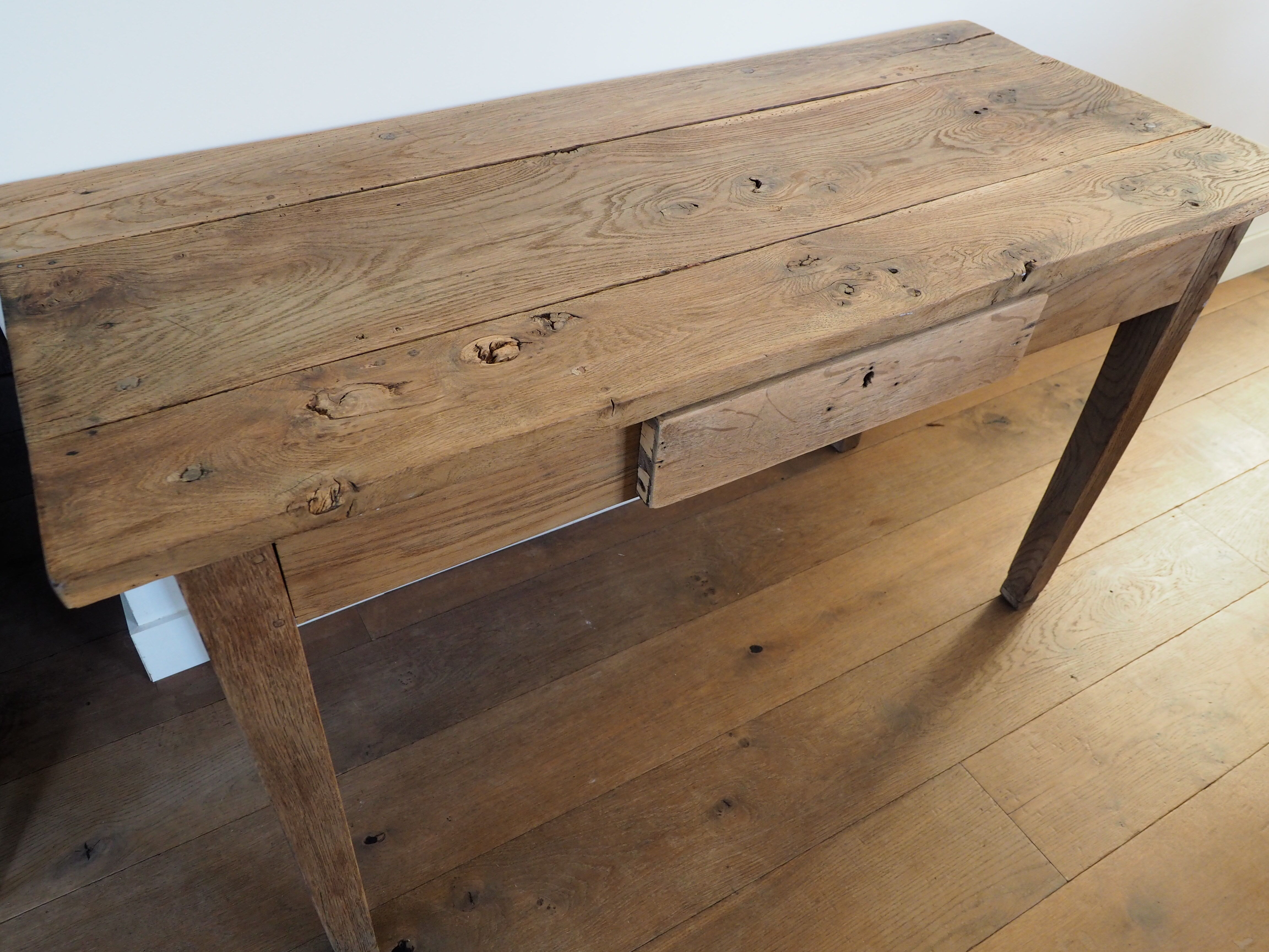 Table de ferme en chêne