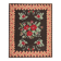 Tapis Kilim moldave en laine, grand motif floral tissé à plat, art populaire, 306 x 242 cm