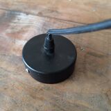 Perforated lacquered sheet metal suspension from the 90s