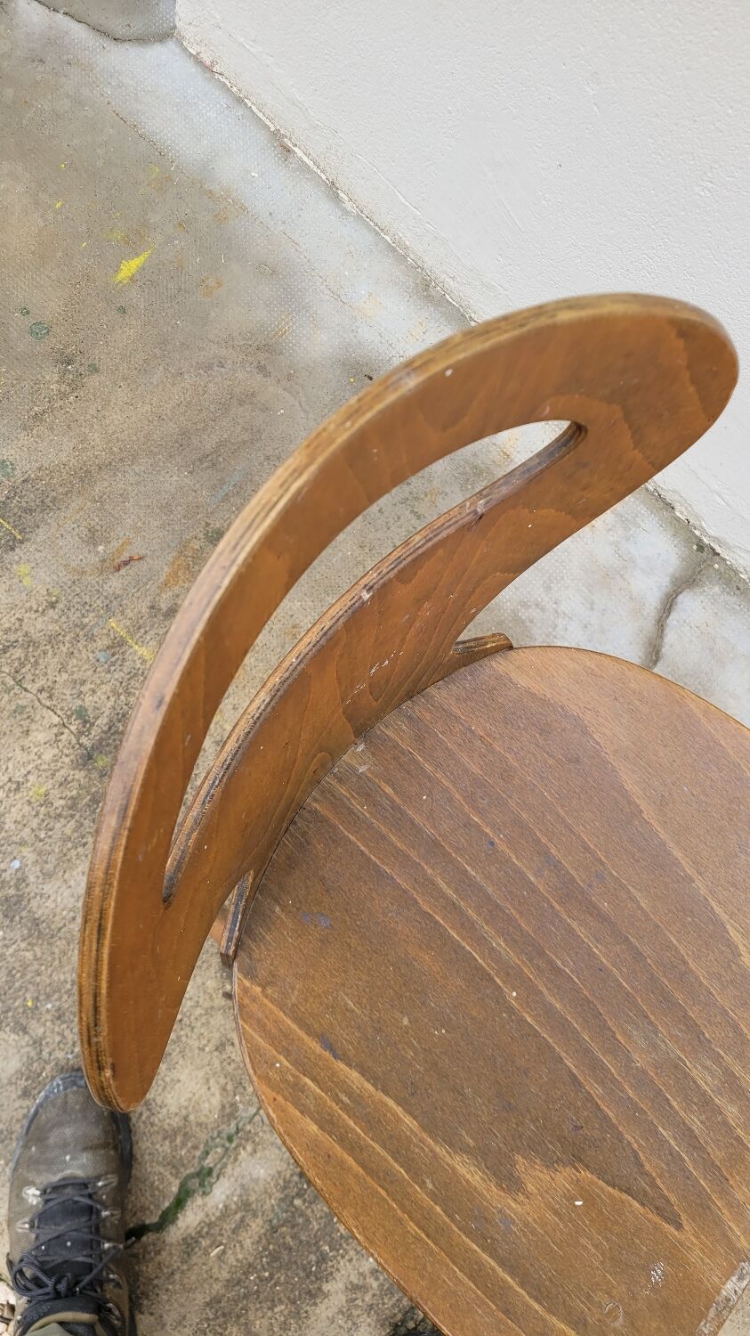 Baumann vintage ant model bistro chair - 1950s