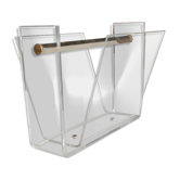 Magazine rack by David Lange for Roche Bobois 1980