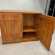 Two-door buffet in solid pine from the Regain house.