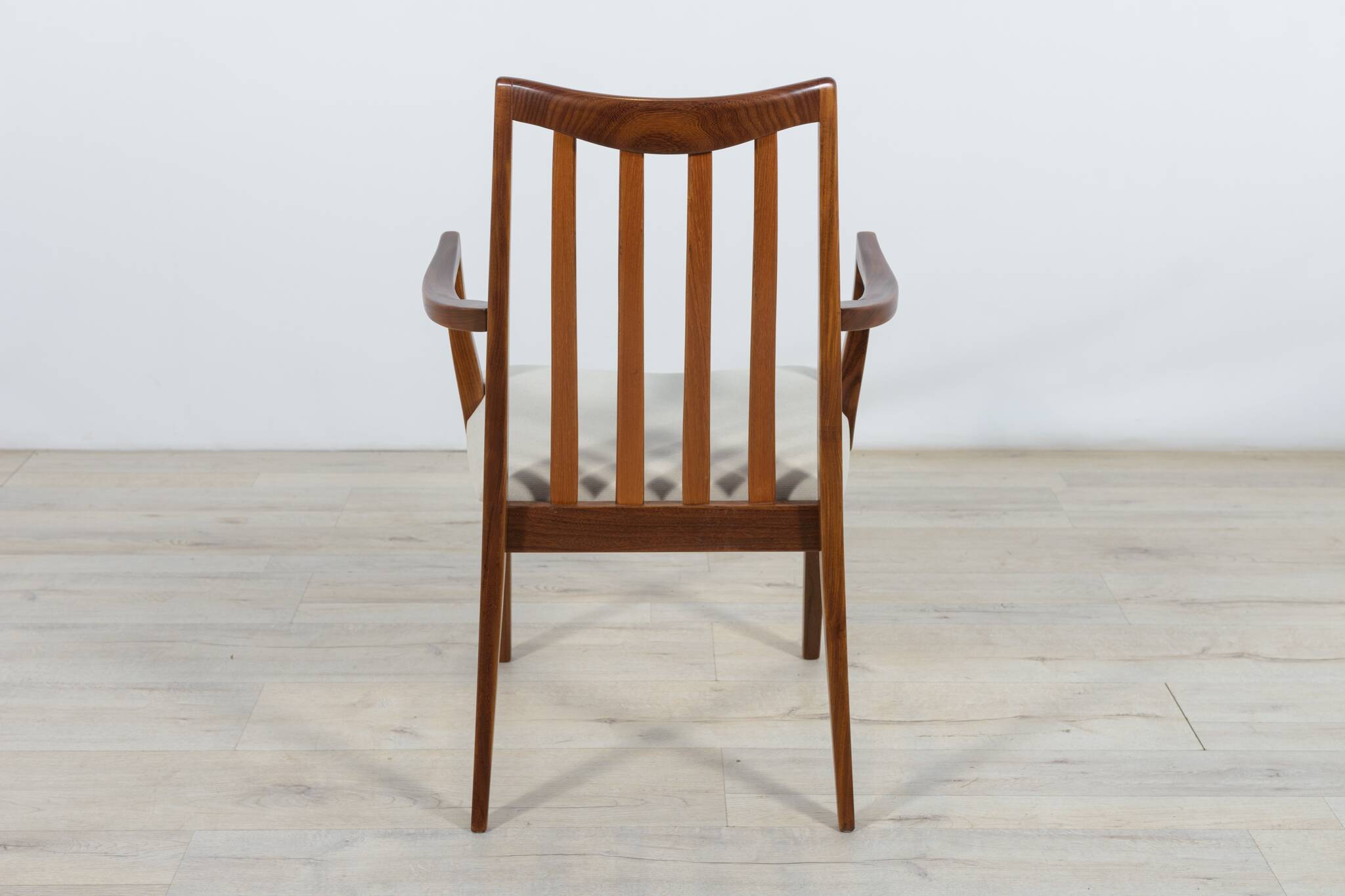 Mid-century teak and fabric dining chairs by Leslie Dandy for G-Plan, 1960s, set of 8