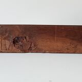 Old wall coat rack in solid oak, early 20th century