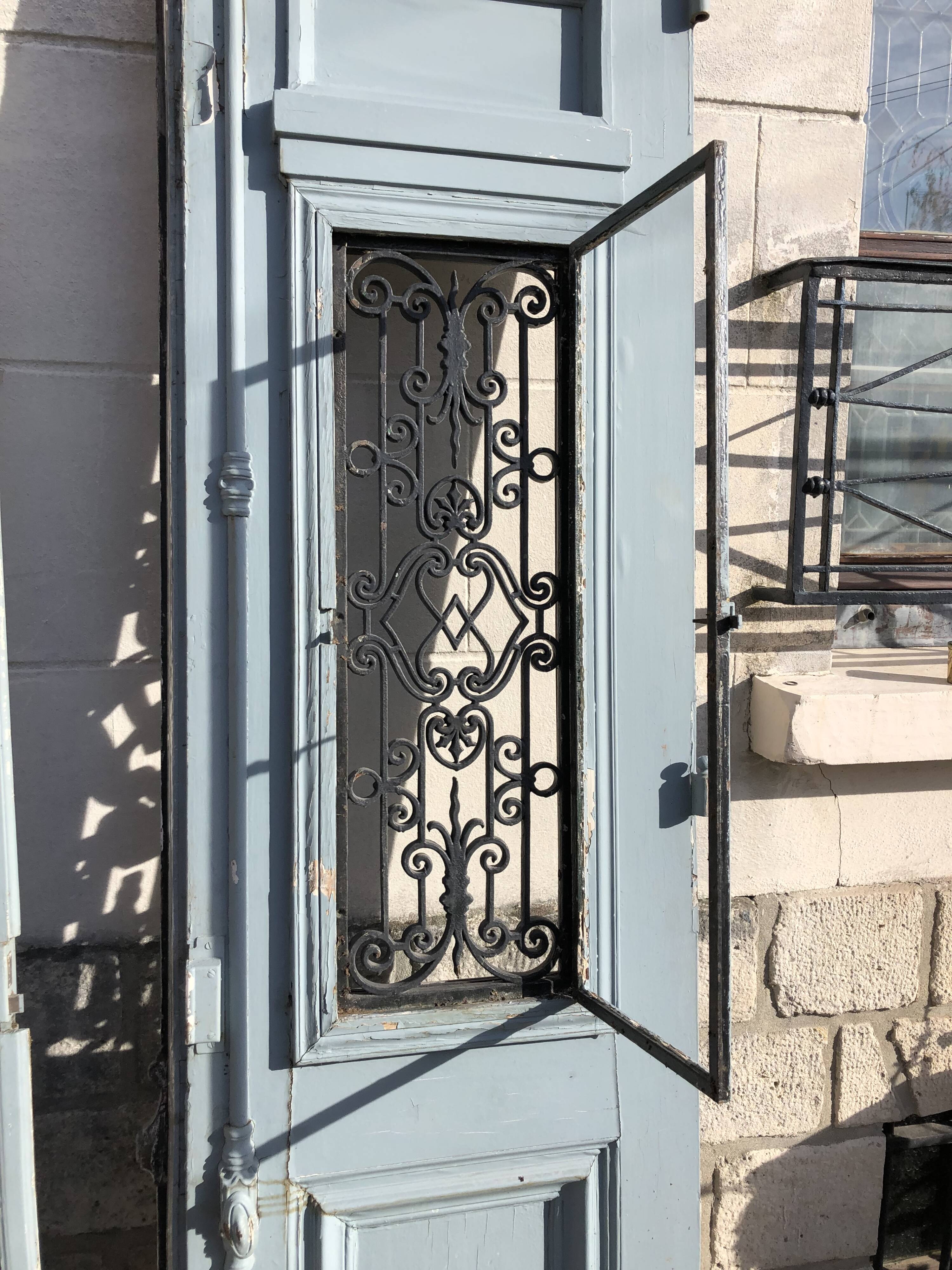 Entrance door double