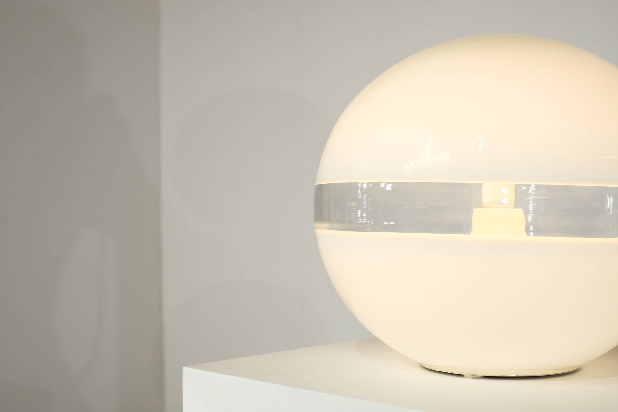 Glass lamp by Carlo Nason for Mazzega, Italy 1970s.