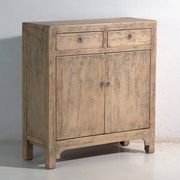 Antique pine sideboard with two drawers and two doors – China, circa 1930
