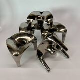 Stackable Candleholder set of 5, Germany 1970s