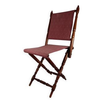 Folding wooden chair