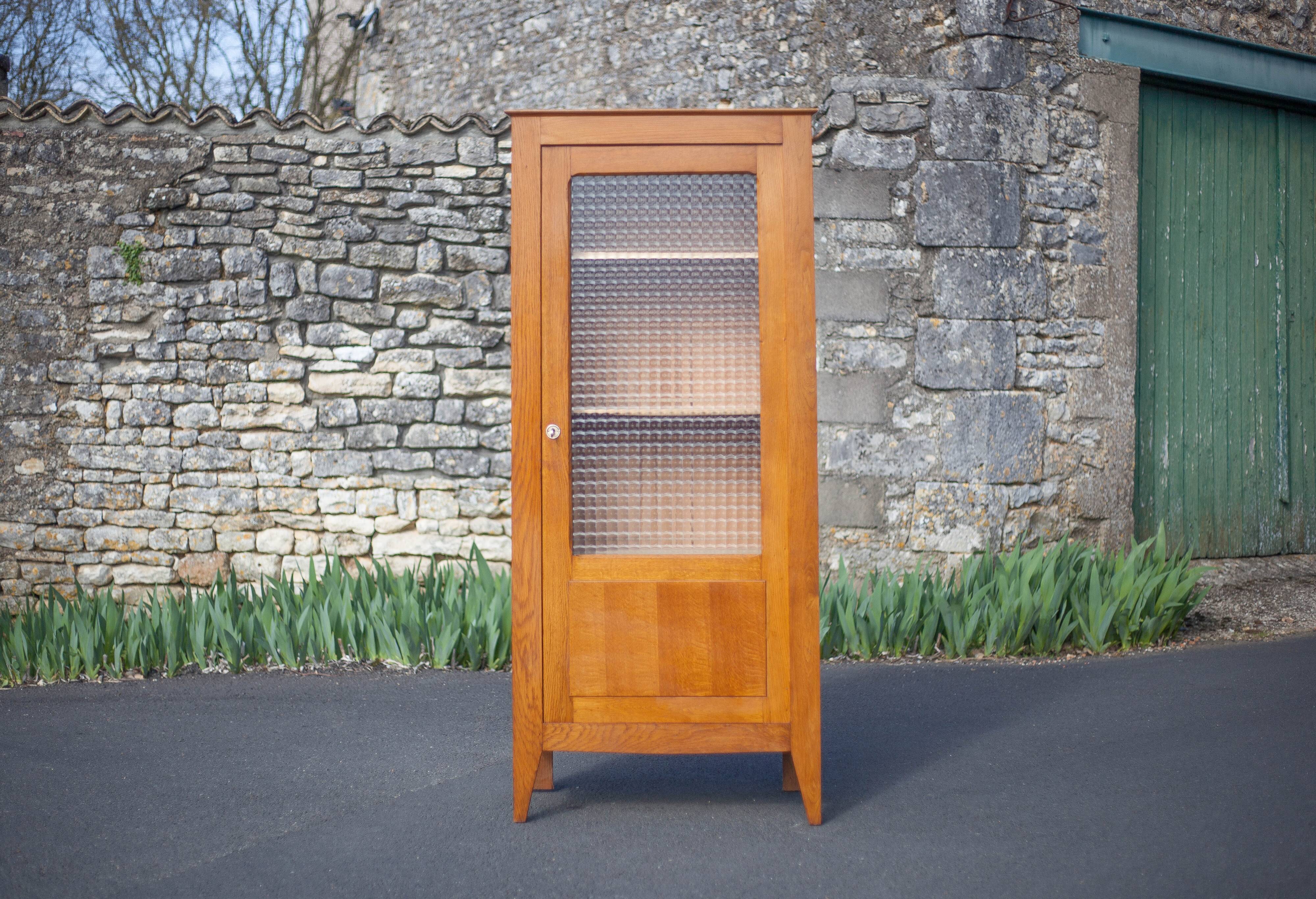 Hosiery, glazed school cabinet