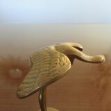 Pair of herons in brass 70s