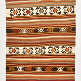 5x9 Rug For Living Room Persian Kilim Rug, 148x264Cm