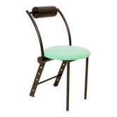 Chaise verte postmoderne, 1980