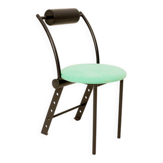 Chaise verte postmoderne, 1980