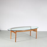 Table basse par Ib Kofod Larsen, Fröschen Sitform, Allemagne 1960