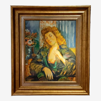 Portrait femme Pierre Cornu