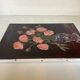 Bouquet of roses oil on canvas painting signed