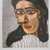 Pablo PICASSO: Portrait of a woman - Signed Lithograph, 1977