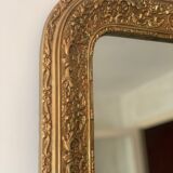 Mirror fireplace trumeau Louis philippe gilded