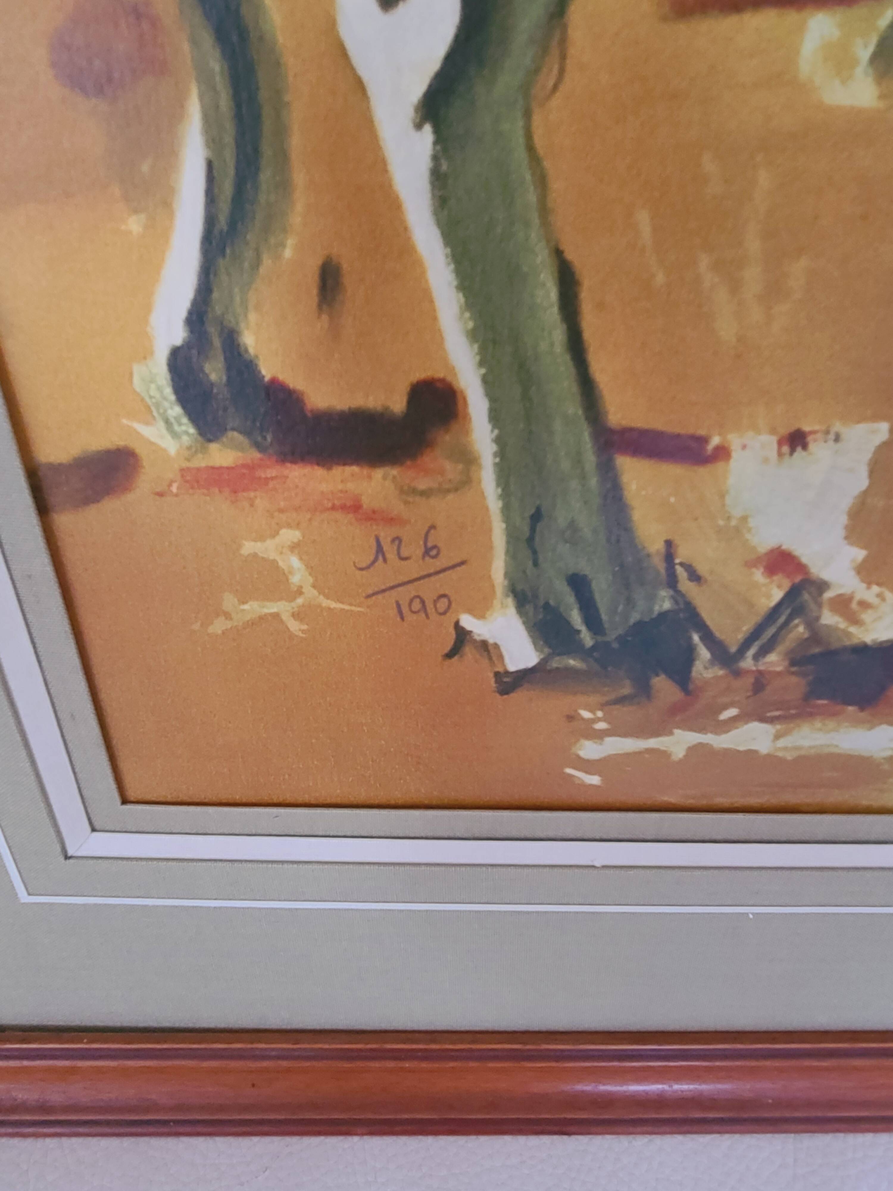 Provence by G. Cheyssial signed 110 x 79 cm