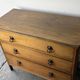 1940s vintage small Georgian style oak chest of drawers