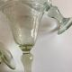Set of 6 glasses of Biot signed 16cm 1960