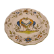Decorative plate Moustier decoration birds
