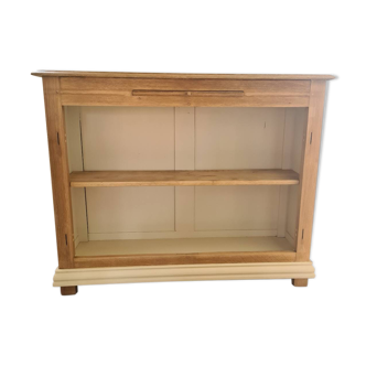 Console or solid oak entrance furniture