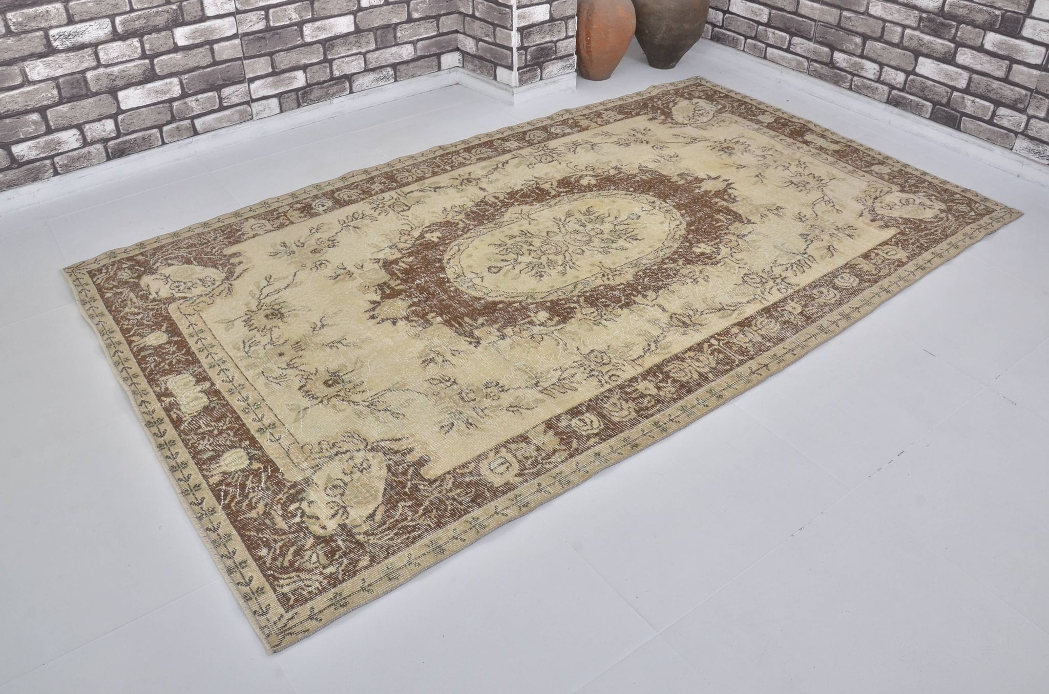 Oversize Vintage Turkish Carpet sku1773