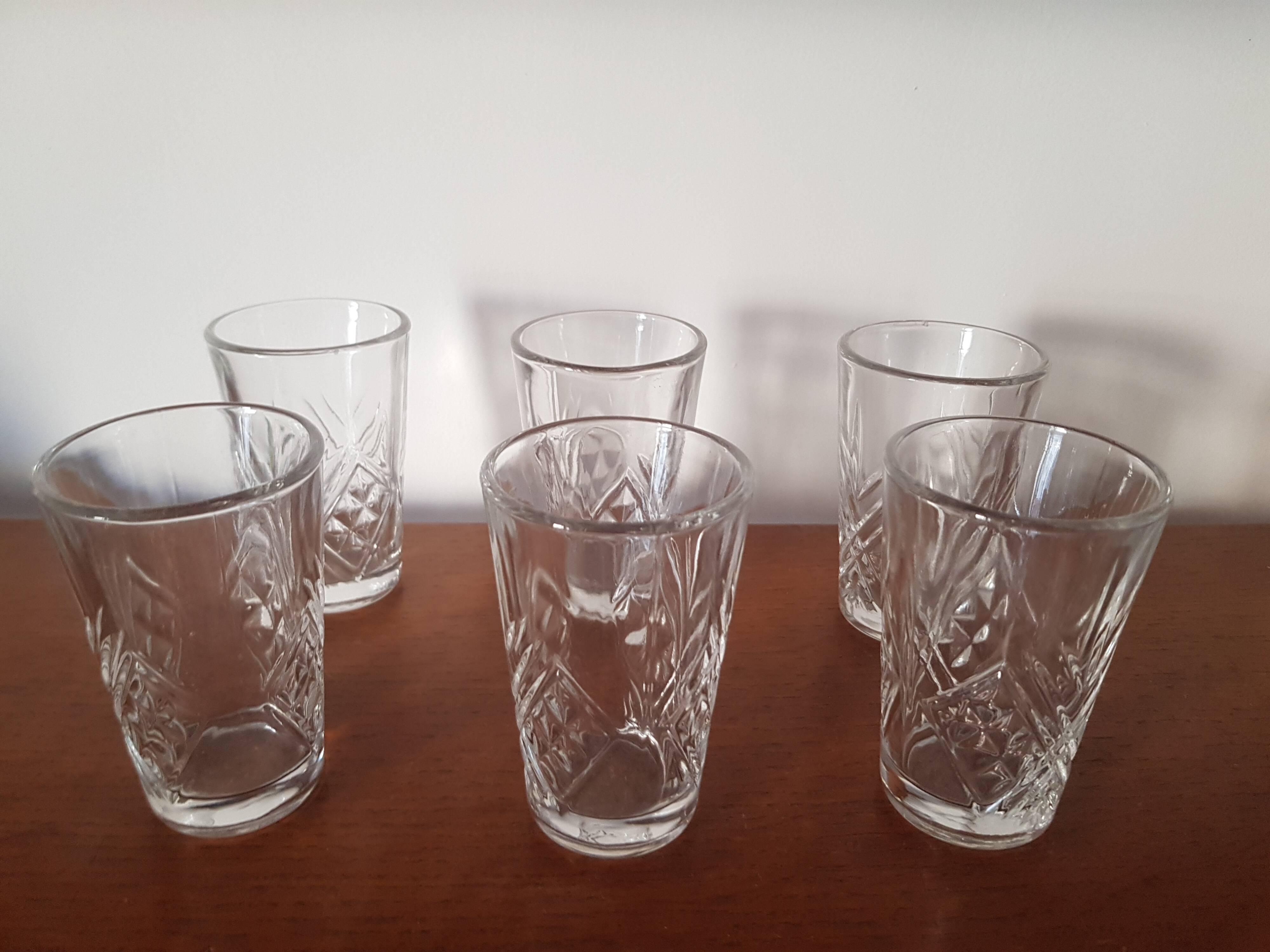 Lot de 6 verres en cristal saint louis