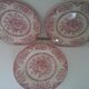 Lot of three english plates