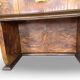Italian burl walnut art deco console table, 1930s.