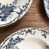 Set de 10 assiettes Terre de Fer Floreal Boulenger