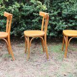 Lot of 6 Mahieu bistro chairs, numbered