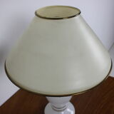 Lampe de table en verre du milieu du siècle années 1970.