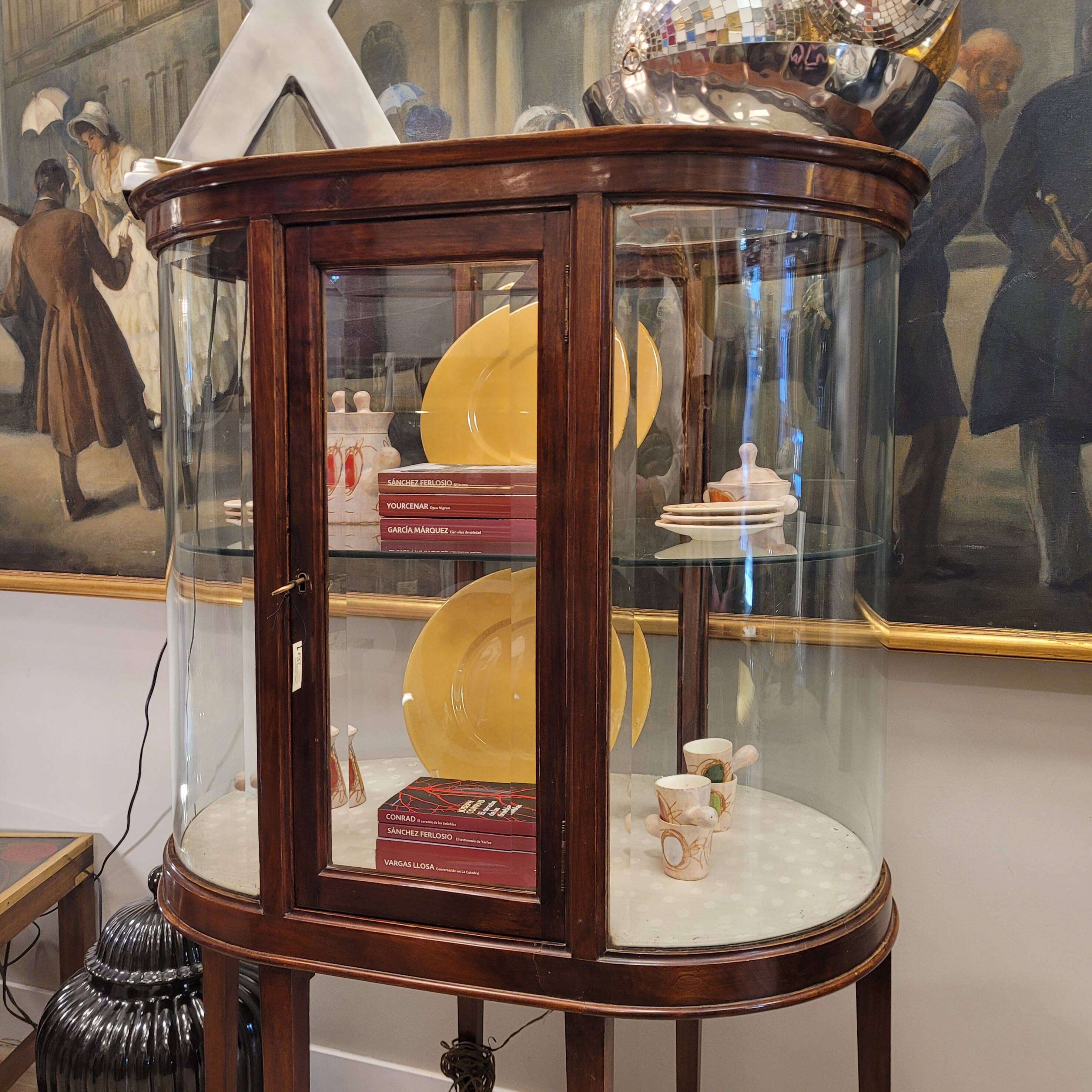 Vitrina, madera de caoba, style Eduardiano, pp. s. XX - Inglaterra