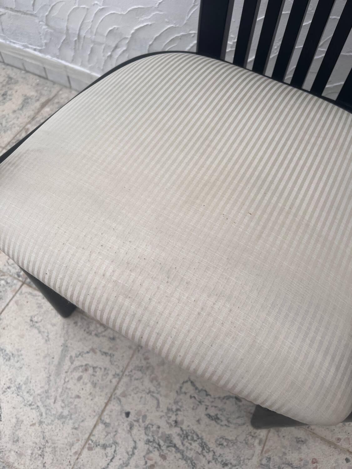 Black wooden designer chair